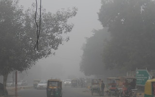 Air pollution in New Delhi India