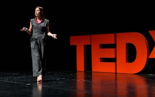 Stephanie Dickson speaking at TedX